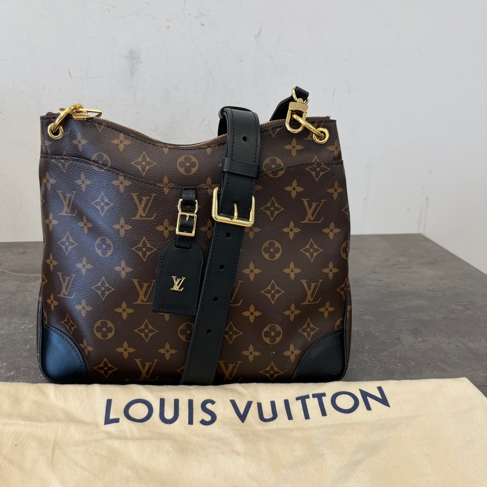 Women's Monogram Odeon MM Bag Brown - Photo 14