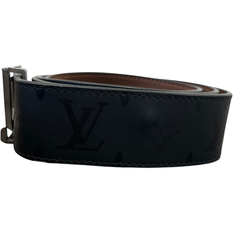 Men's Monogram Reversible LV Belt Black Size 34"