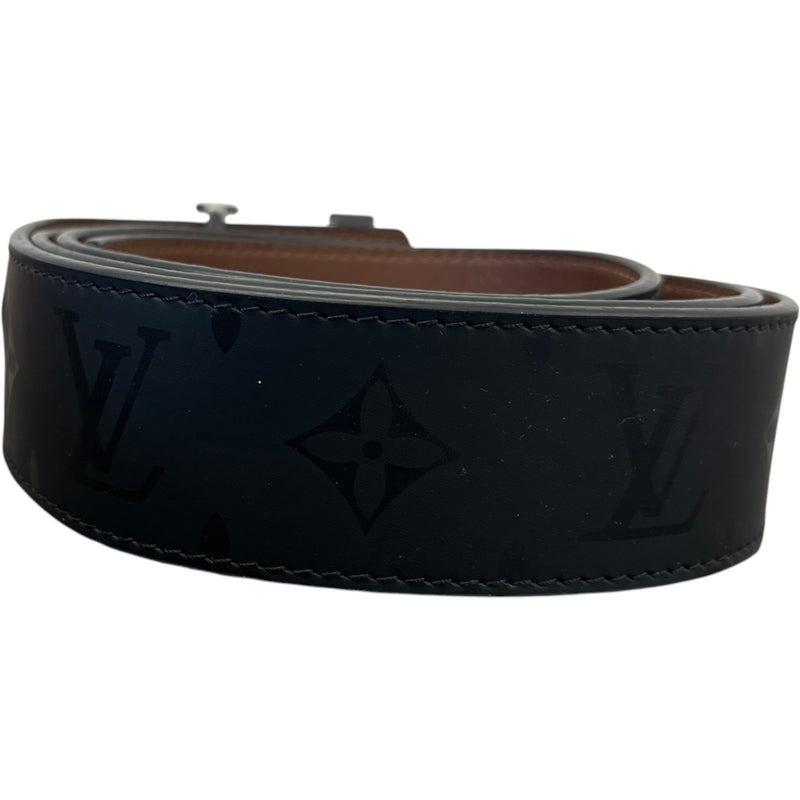 Men's Monogram Reversible LV Belt Black Size 34"