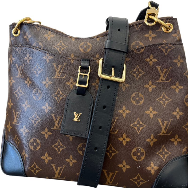 Women's Monogram Odeon MM Bag Brown