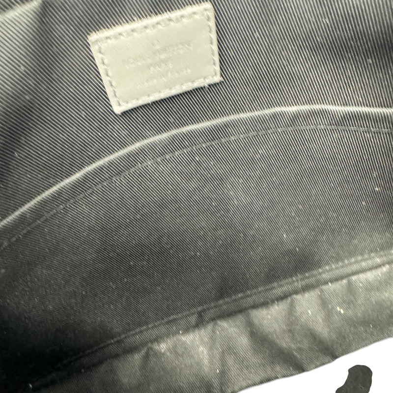 Men's Monogram Shadow Duo Messenger Bag Grey