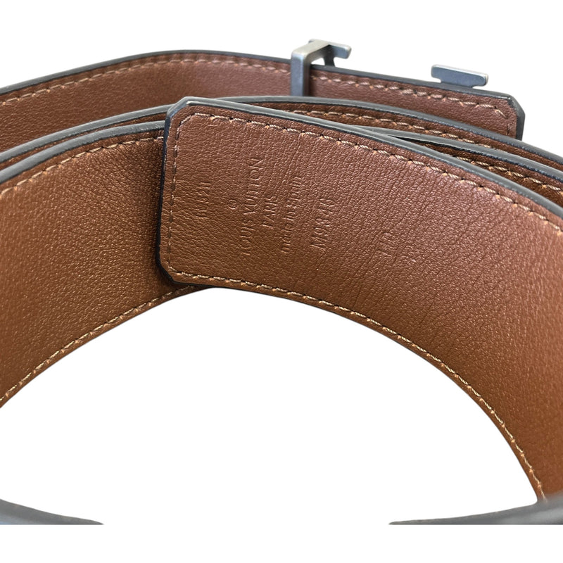 Men's Monogram Reversible LV Belt Black Size 34"