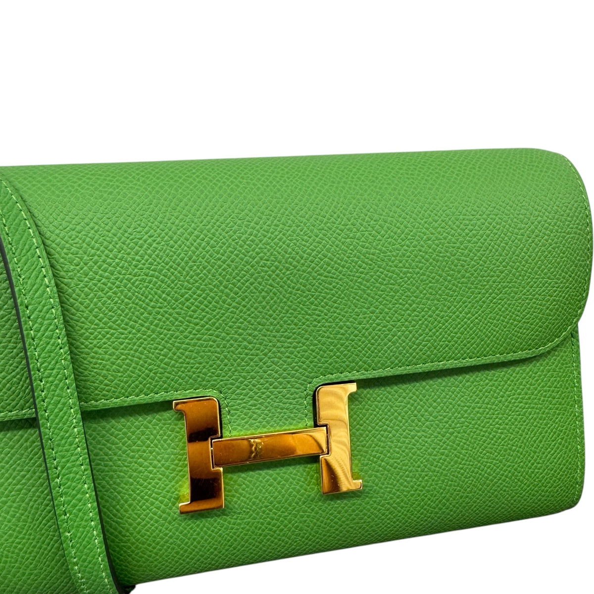 Women's Constance Long To Go Wallet Epsom Crossbody Bag Green - Photo 6