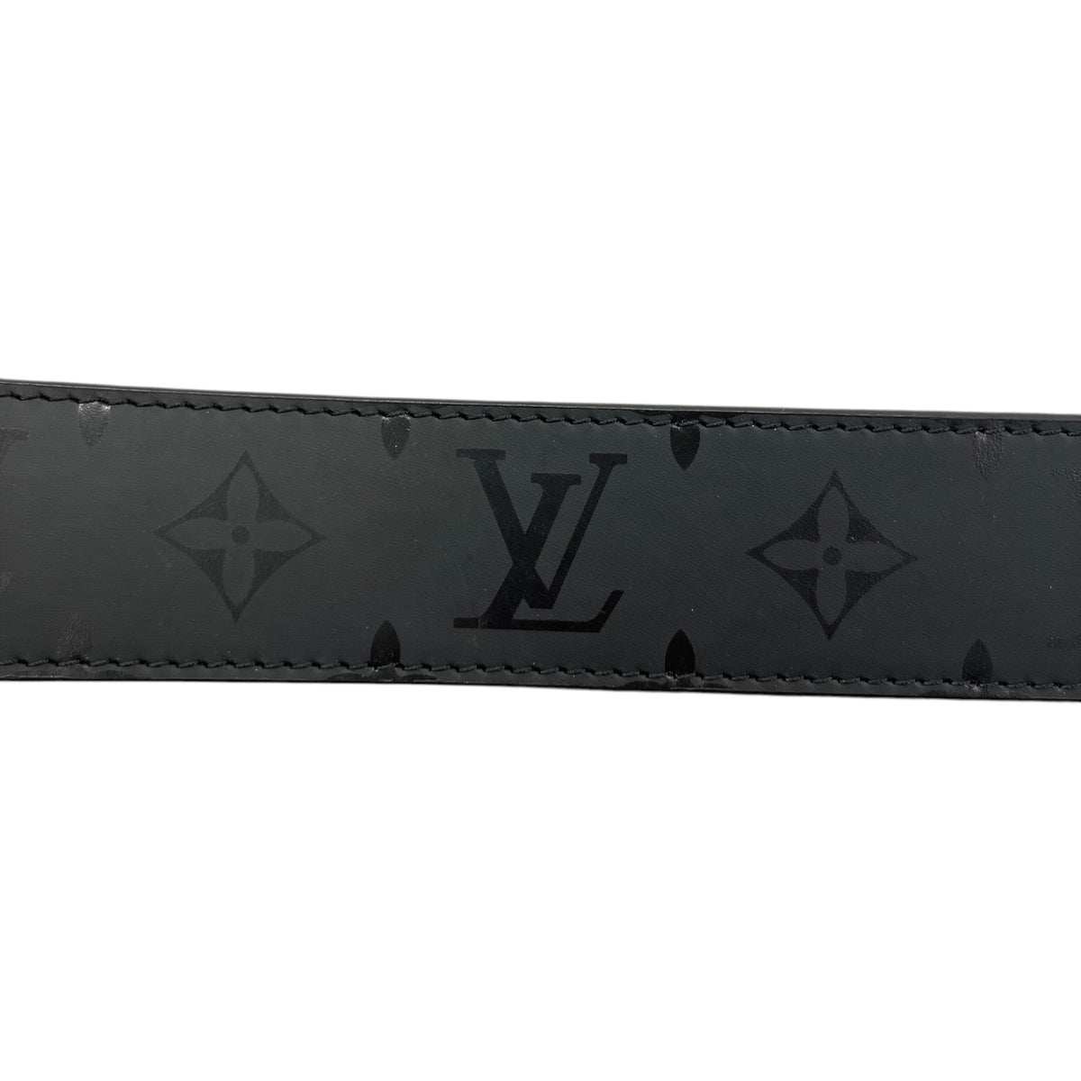 Men's Monogram Reversible LV Belt Black Size 34" - Photo 12