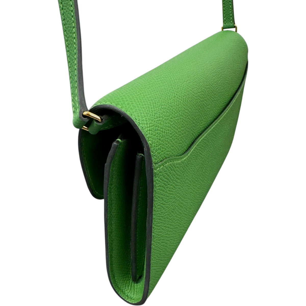 Women's Constance Long To Go Wallet Epsom Crossbody Bag Green - Photo 8