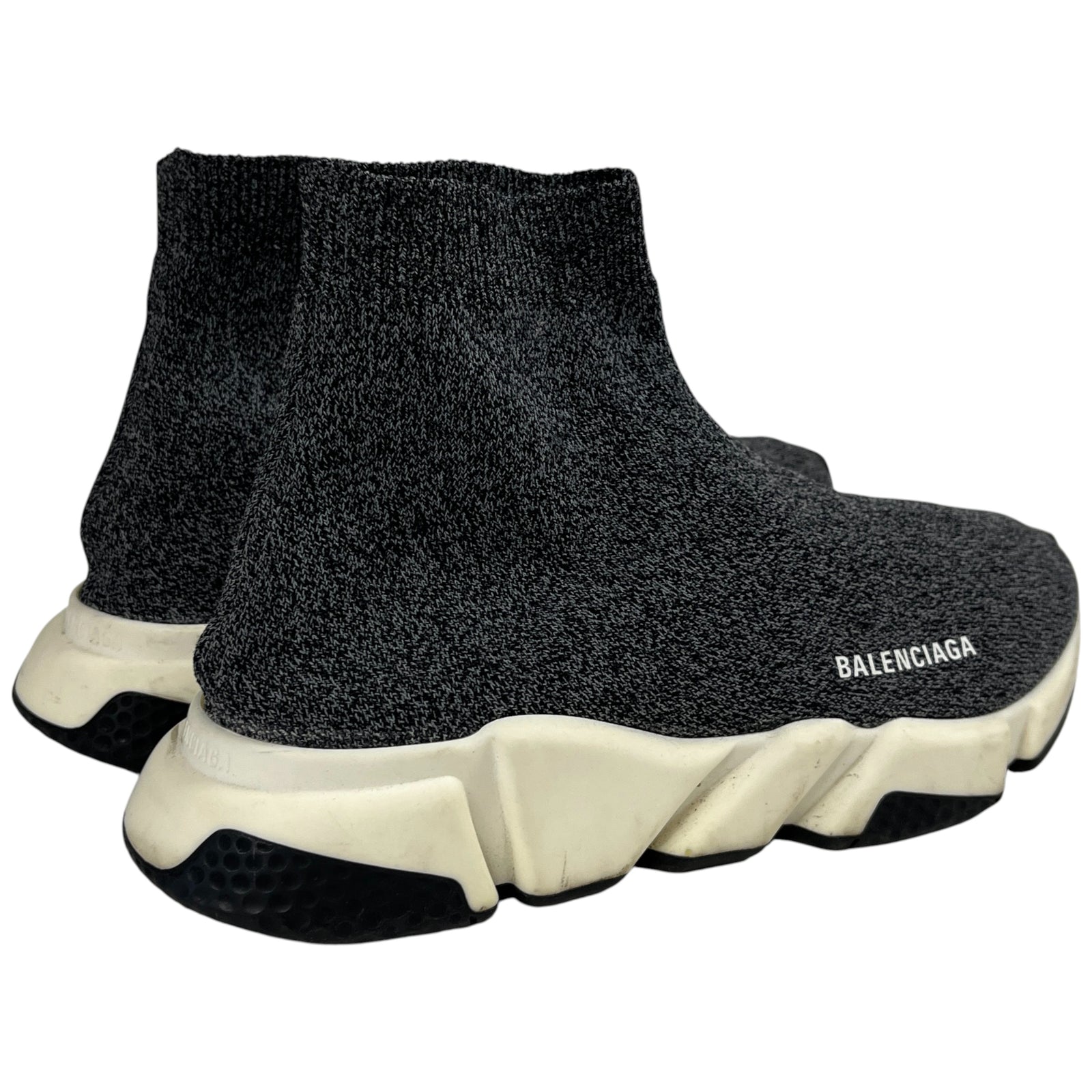 Men's Speed Sock High Trainers Grey Size EU 44 / UK 10 - Photo 9