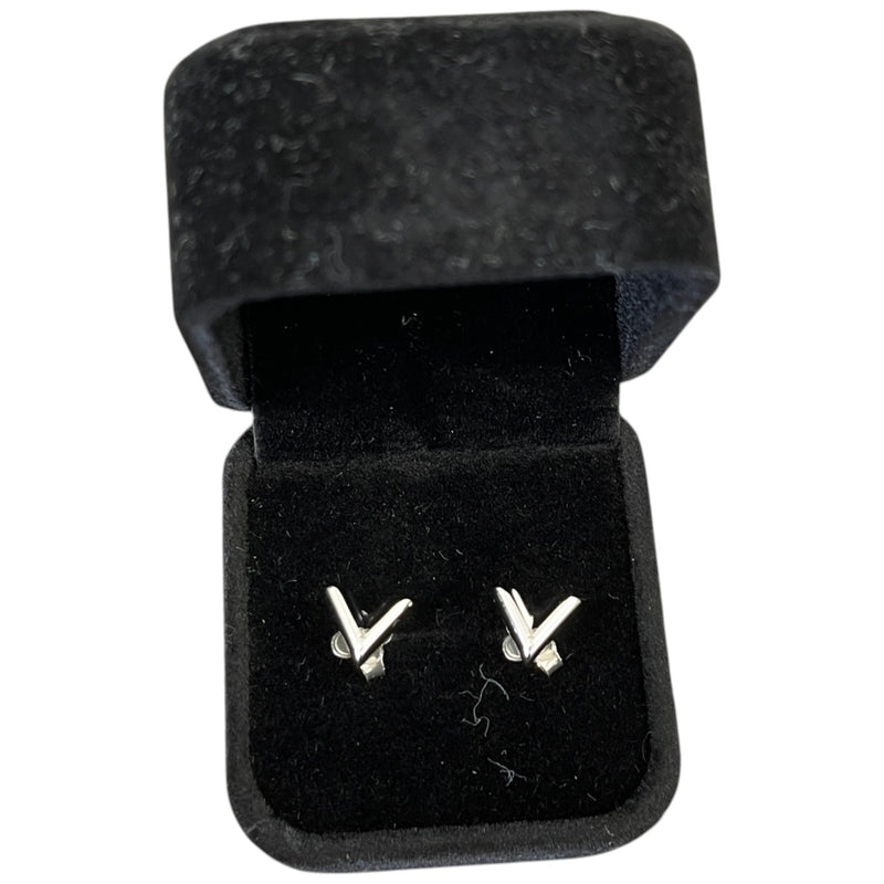 Women's Essential V Earrings Silver