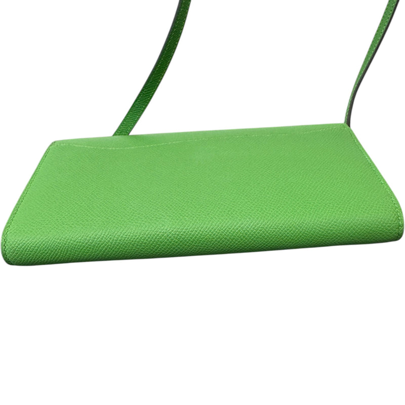 Women's Constance Long To Go Wallet Epsom Crossbody Bag Green