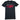 Men's Zip Logo Print T-Shirt Black Size XL