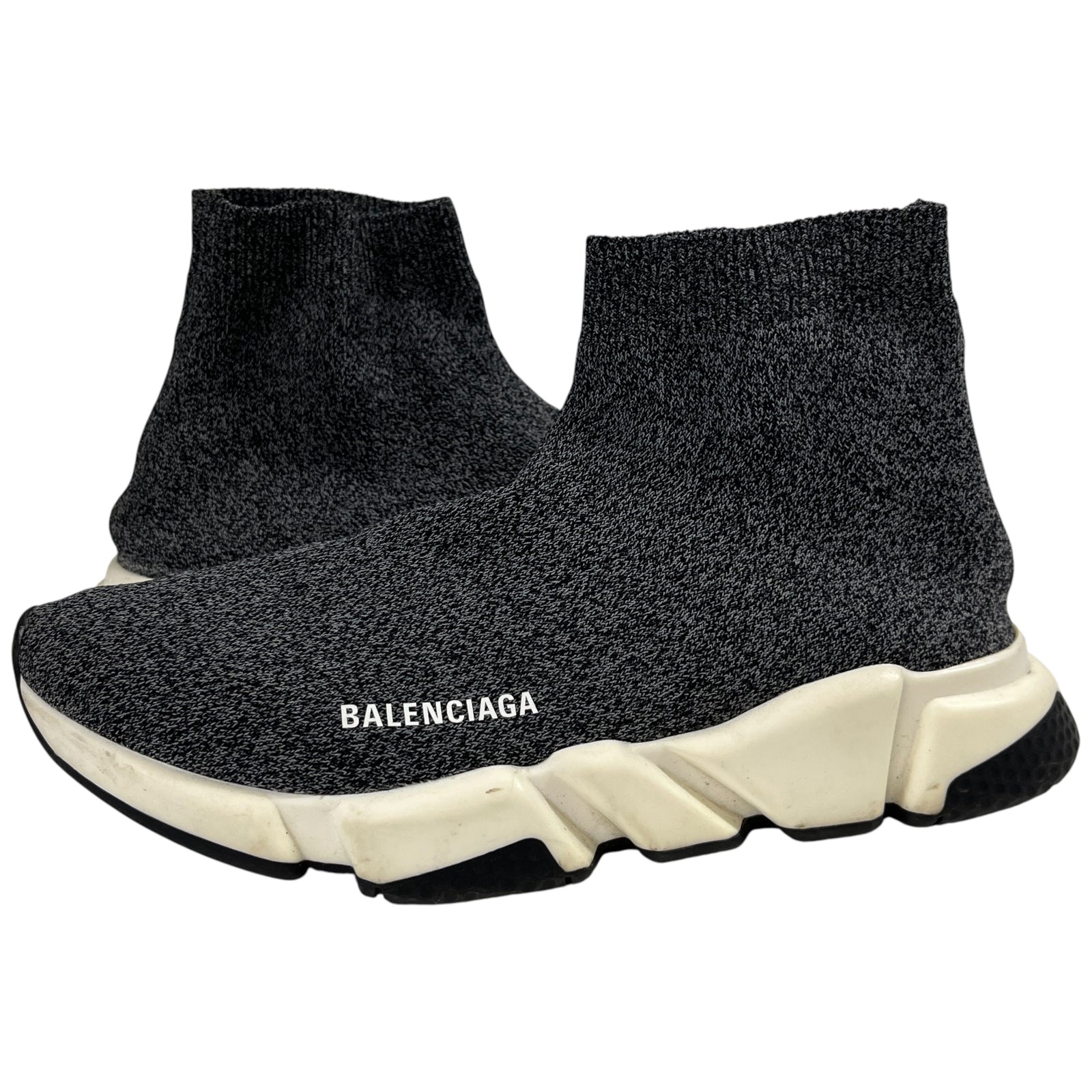 Men's Speed Sock High Trainers Grey Size EU 44 / UK 10 - Photo 3