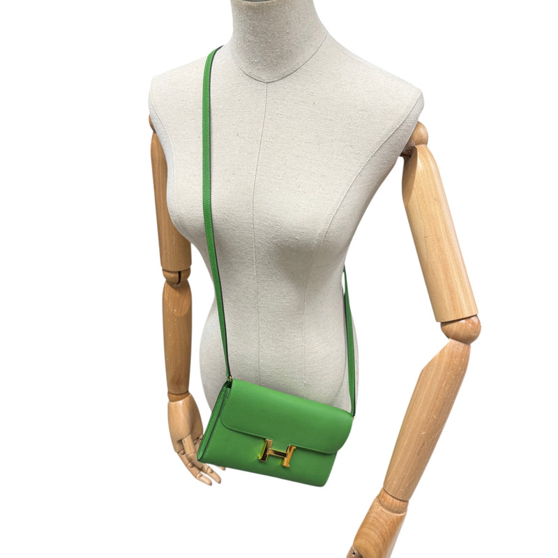Women's Constance Long To Go Wallet Epsom Crossbody Bag Green