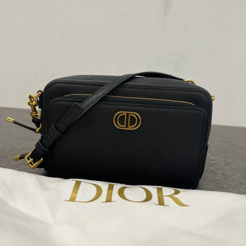 Women's Caro Double Pouch Crossbody Bag Black