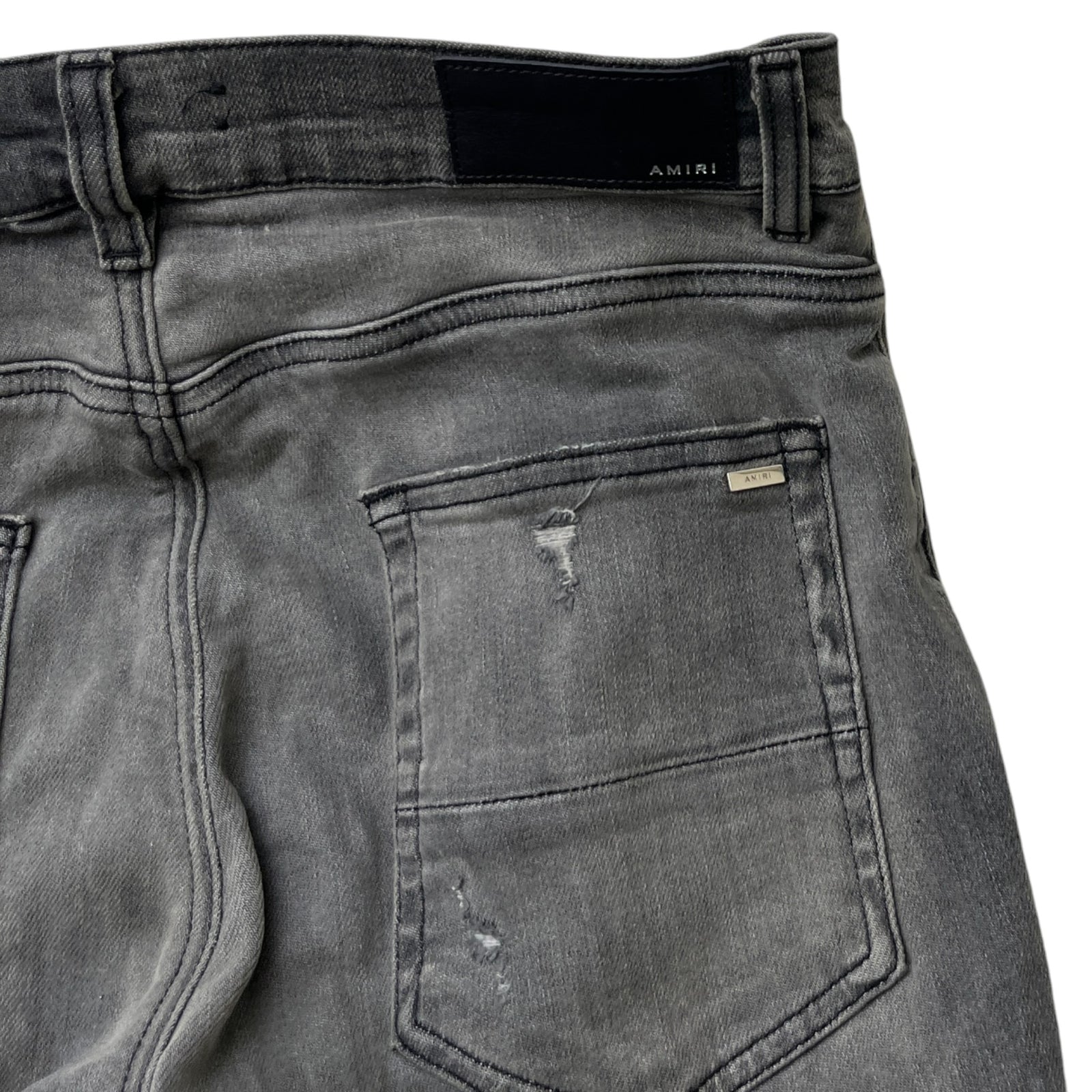 Men's Mx1 Distressed Jeans Grey Size Waist 31" - Photo 6
