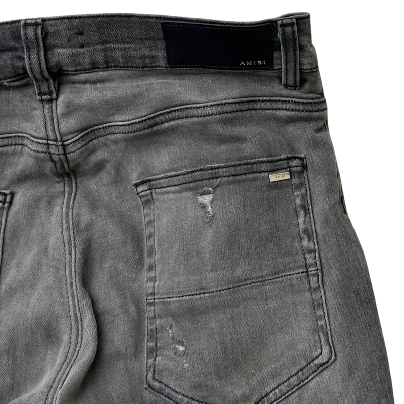 Men's Mx1 Distressed Jeans Grey Size Waist 31"