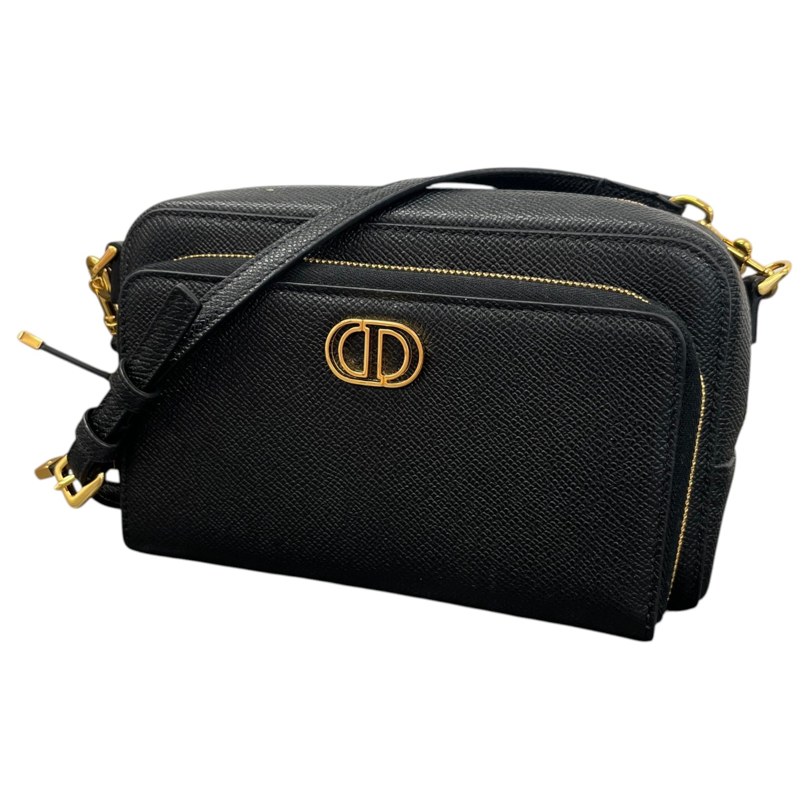 Women's Caro Double Pouch Crossbody Bag Black - Photo 5