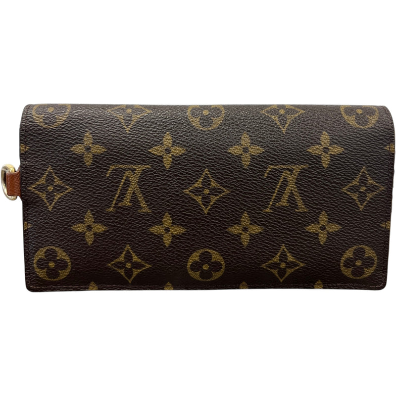 Women's Monogram Portefeuille Long Modulable Wallet Brown