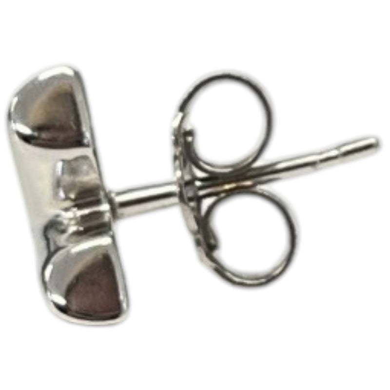 Women's Essential V Earrings Silver