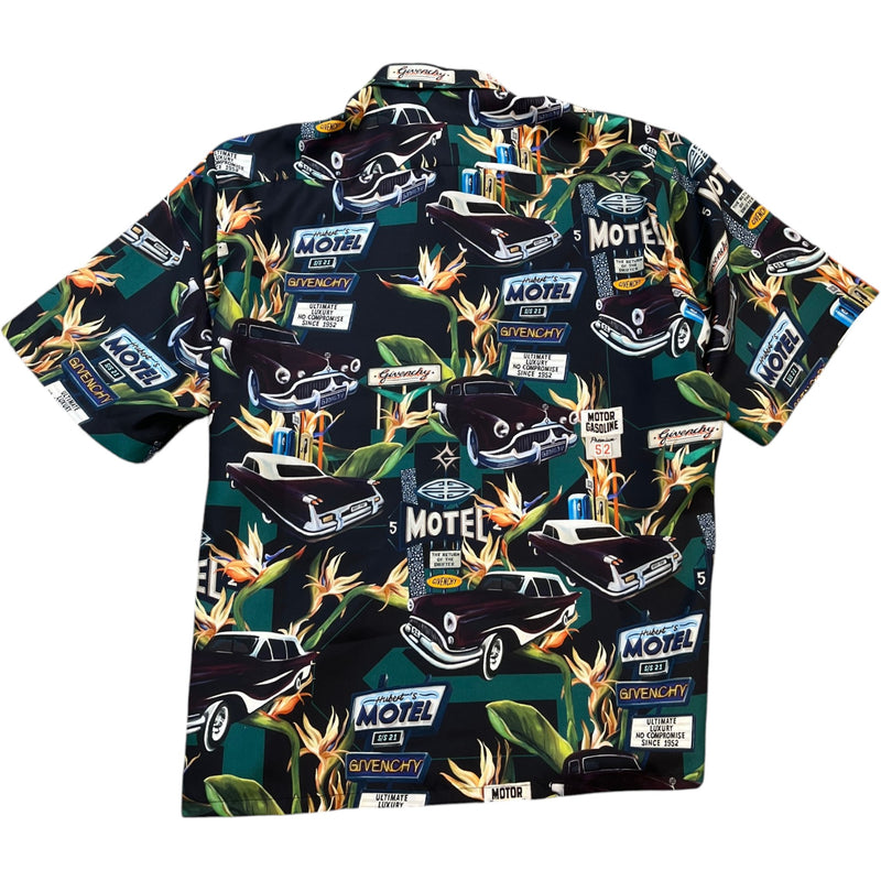 Men's Paradise Motel Short Sleeve Shirt Black Size M