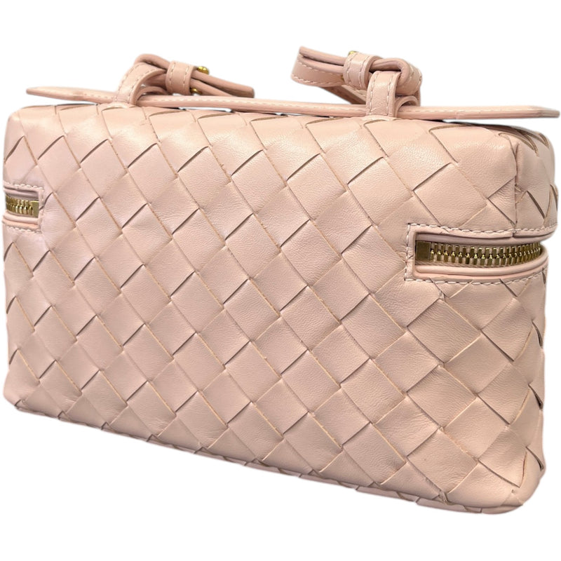 Women's Bang Bang Vanity Intrecciato Bag Pink