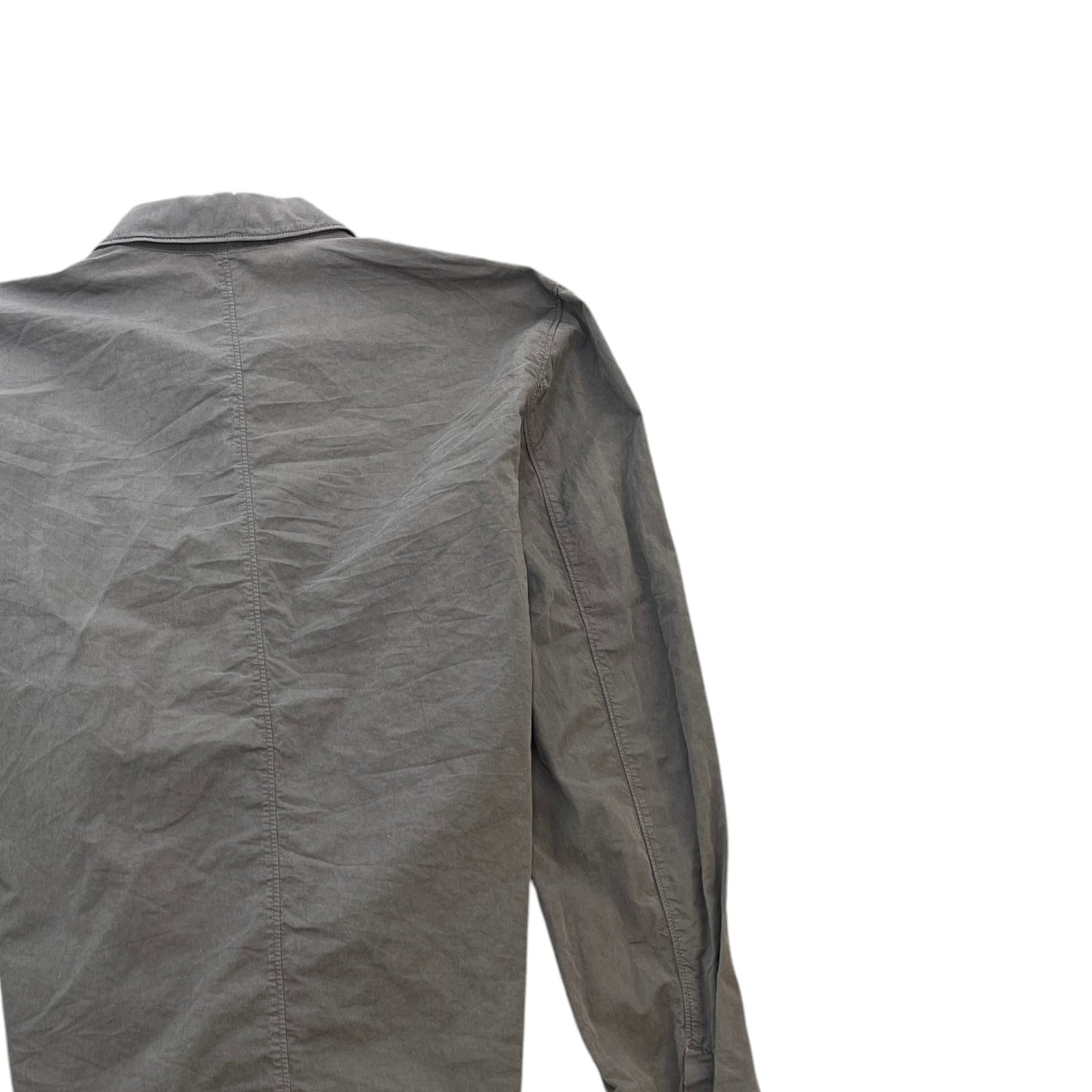 Men's Applique Logo Jacket Grey Size L - Photo 4