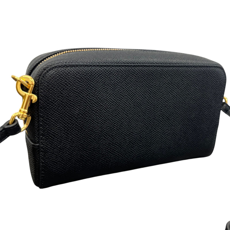 Women's Caro Double Pouch Crossbody Bag Black