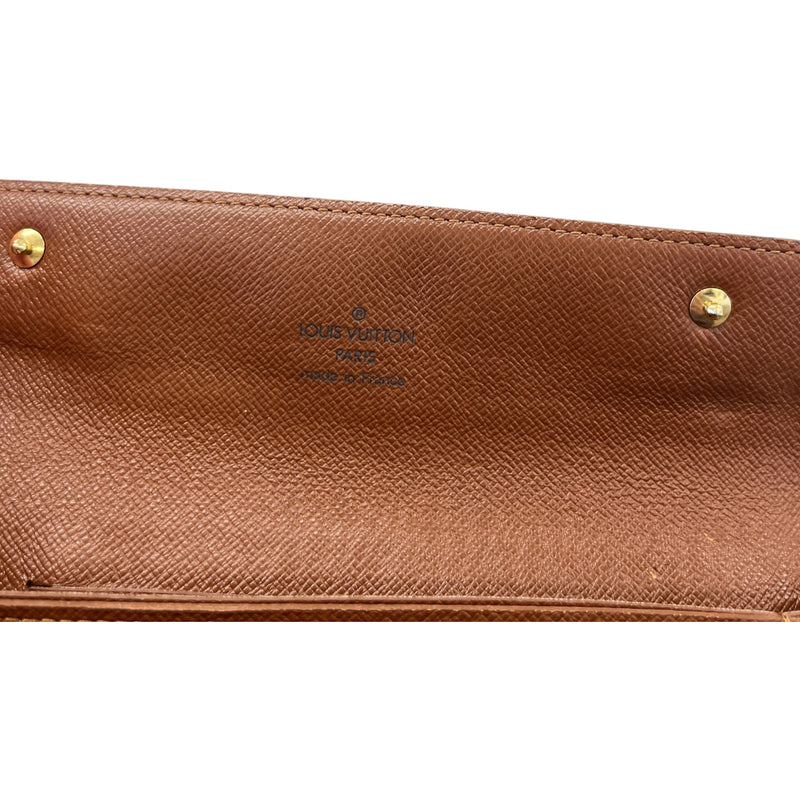 Women's Monogram Portefeuille Long Modulable Wallet Brown
