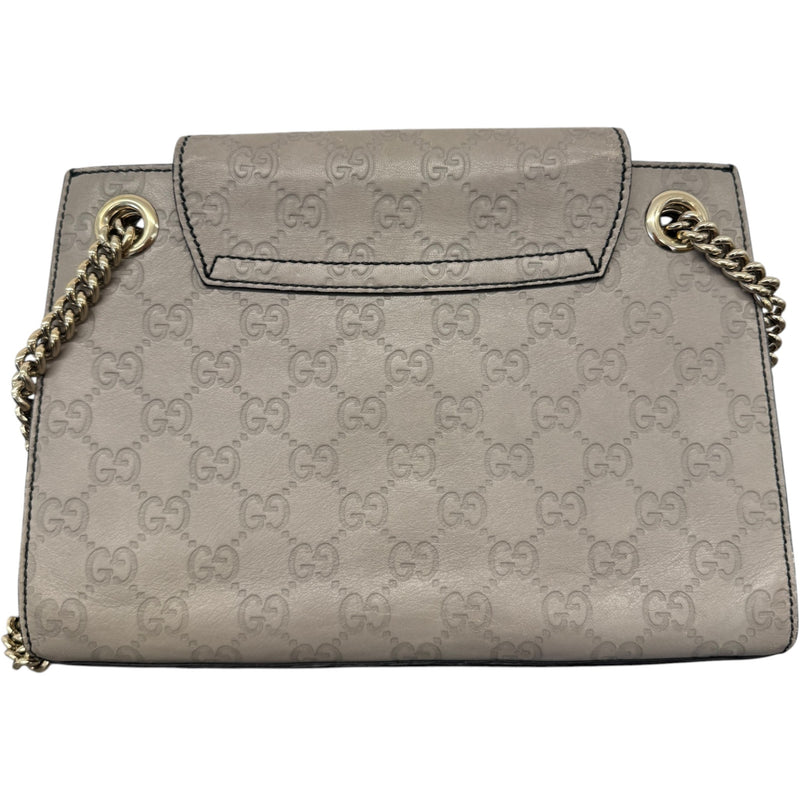 Women's Guccissima Emily Shoulder Handbag Grey