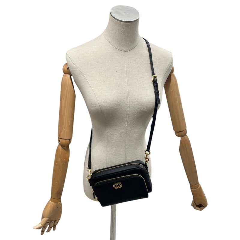 Women's Caro Double Pouch Crossbody Bag Black