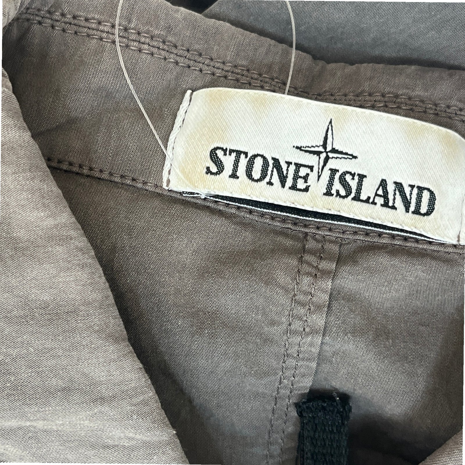 Men's Applique Logo Jacket Grey Size L - Photo 7