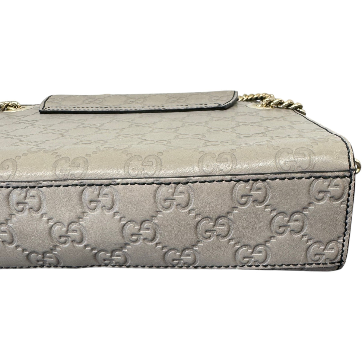 Women's Guccissima Emily Shoulder Handbag Grey - Photo 8