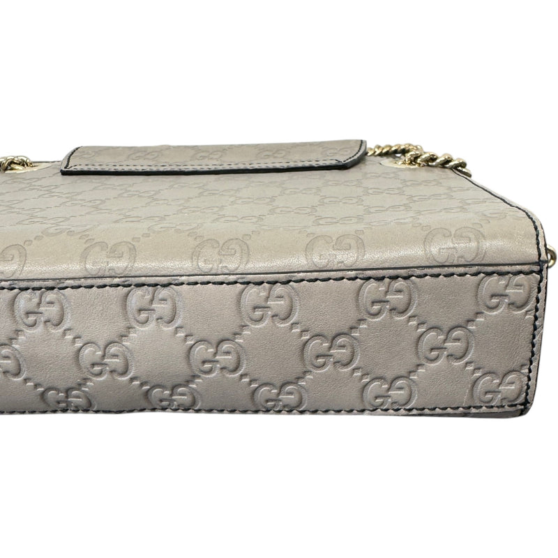 Women's Guccissima Emily Shoulder Handbag Grey