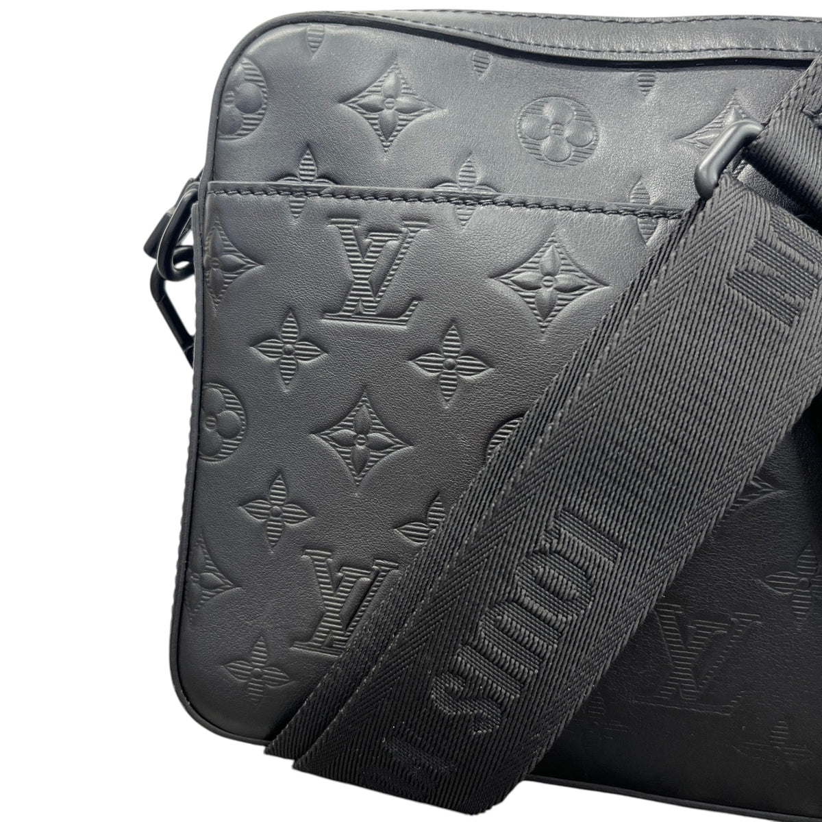 Men's Monogram Shadow Duo Messenger Bag Black - Photo 10