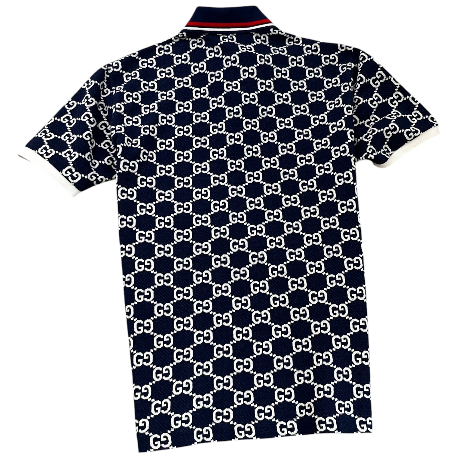 Men's Gg Supreme Polo Shirt Navy Size S - Photo 2