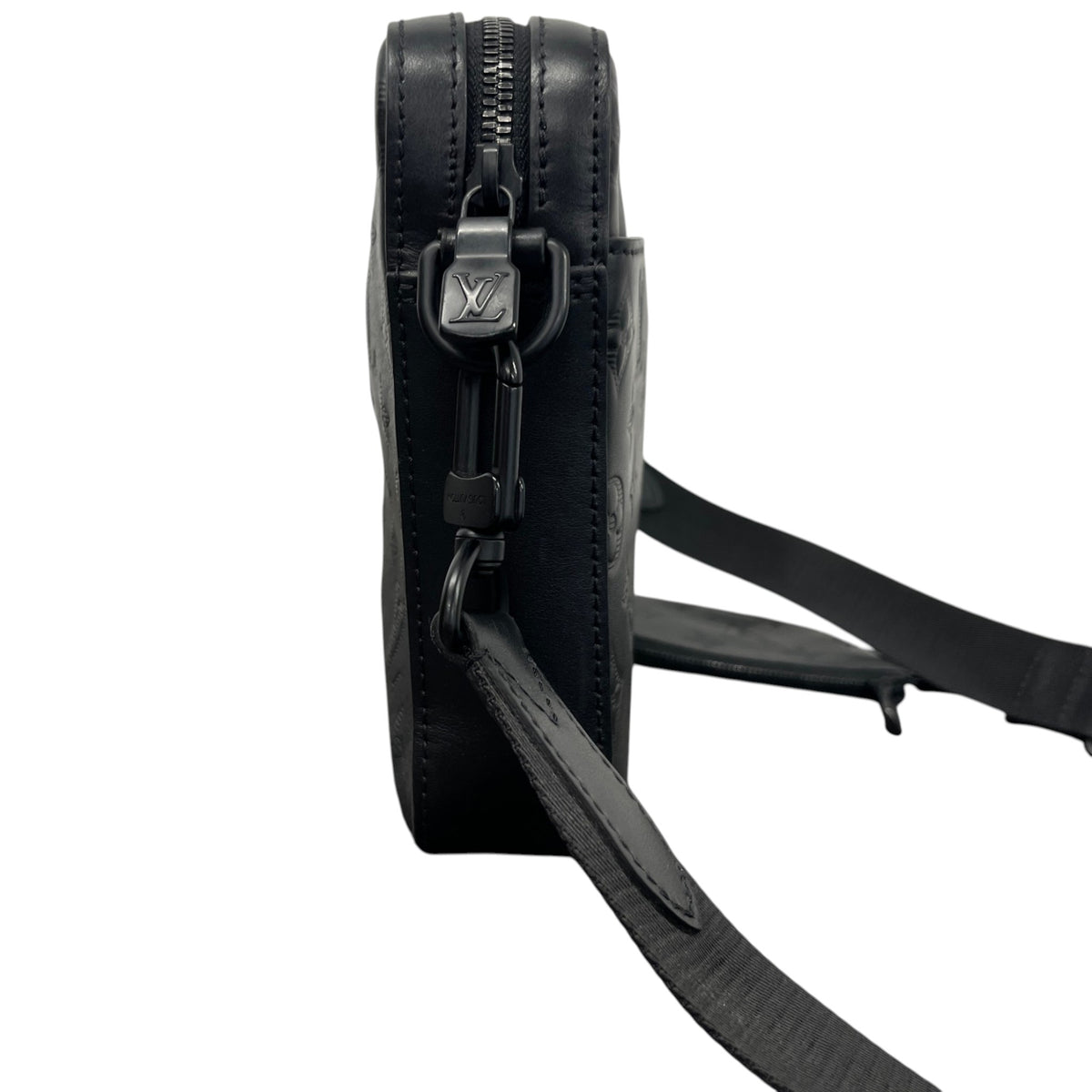 Men's Monogram Shadow Duo Messenger Bag Black - Photo 7