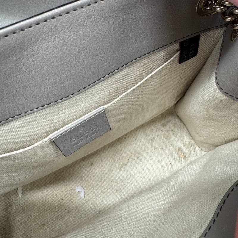 Women's Guccissima Emily Shoulder Handbag Grey