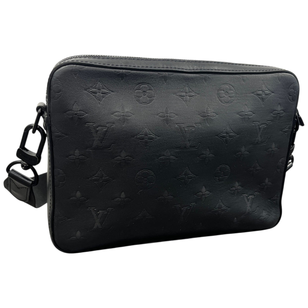 Men's Monogram Shadow Duo Messenger Bag Black - Photo 8