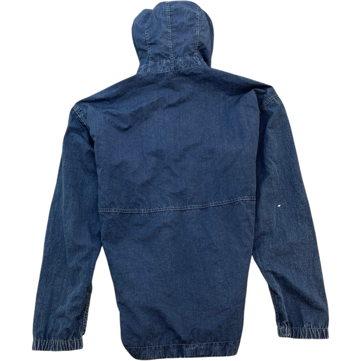 Men's Applique Logo Quater Zip Jacket Blue Size S - Photo 2