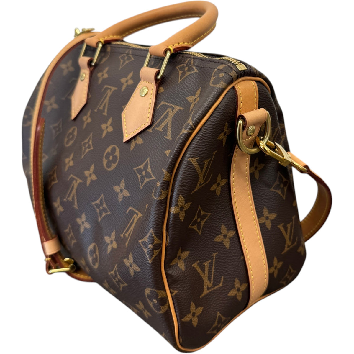 Women's Monogram Speedy Bandoulière 25 Handbag Brown - Photo 4