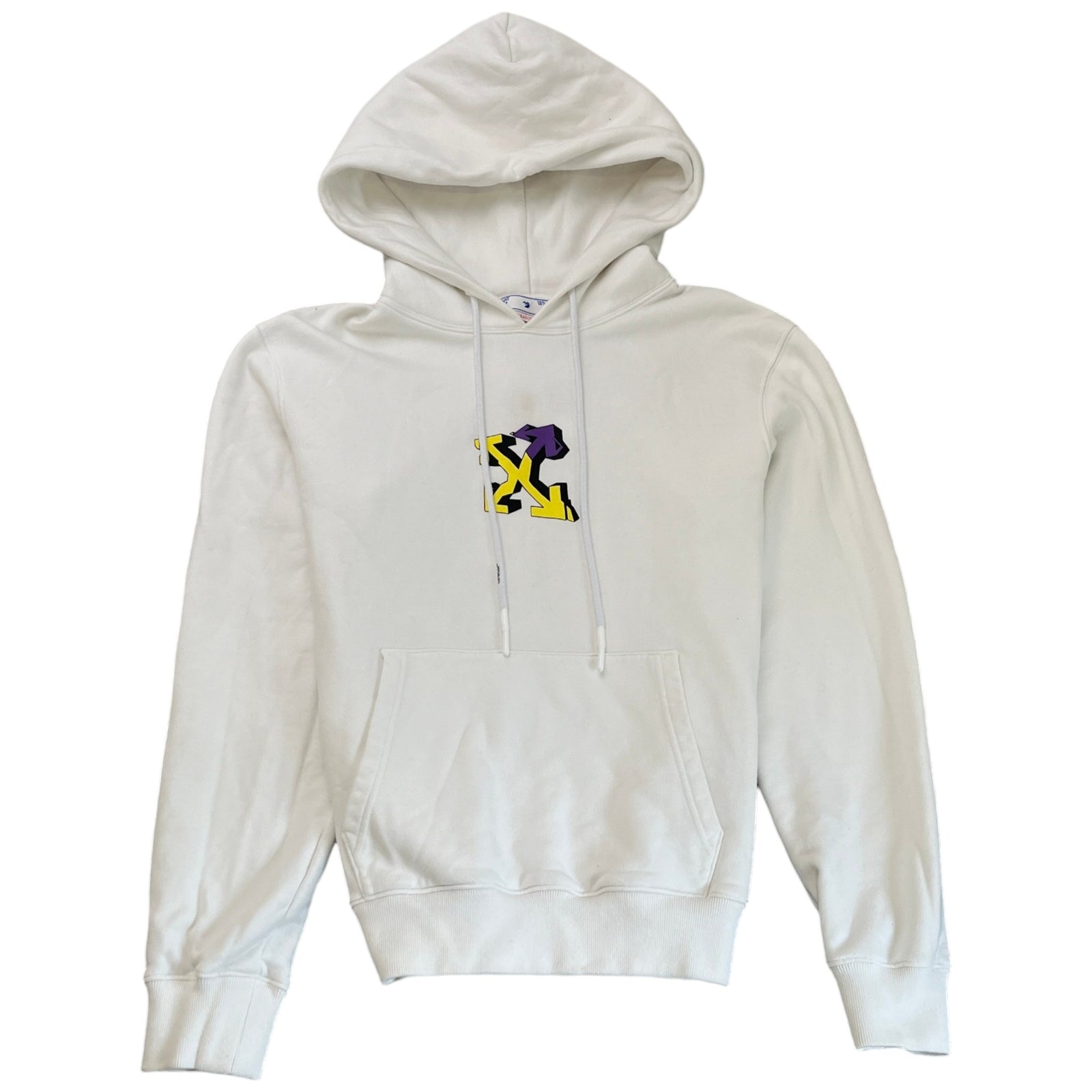 Men's Wizard Graffiti Hoodie White Size S - Photo 1