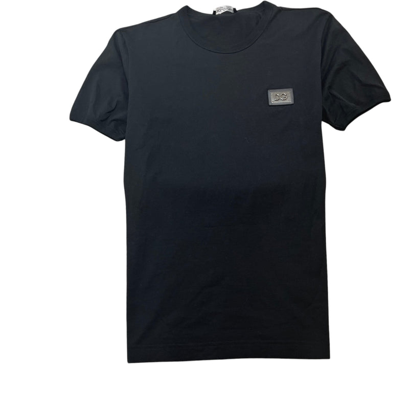 Men's Plaque Logo T-Shirt Black Size IT 48 / UK M
