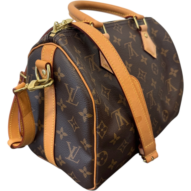 Women's Monogram Speedy Bandoulière 25 Handbag Brown