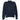 Men's Quarter Zip Applique Logo Sweatshirt Navy Size M