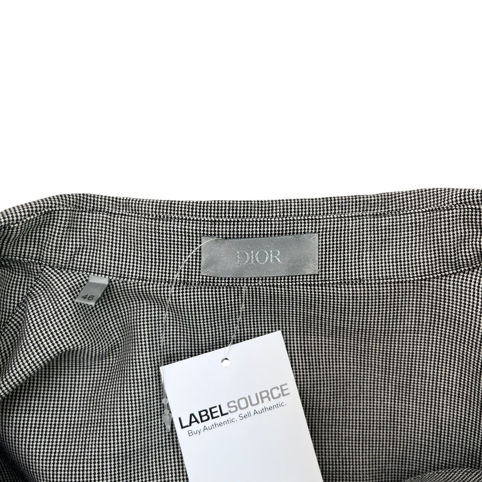 Dior Men's Homme Patterned Long Sleeve Shirt Grey Size S - Photo 7