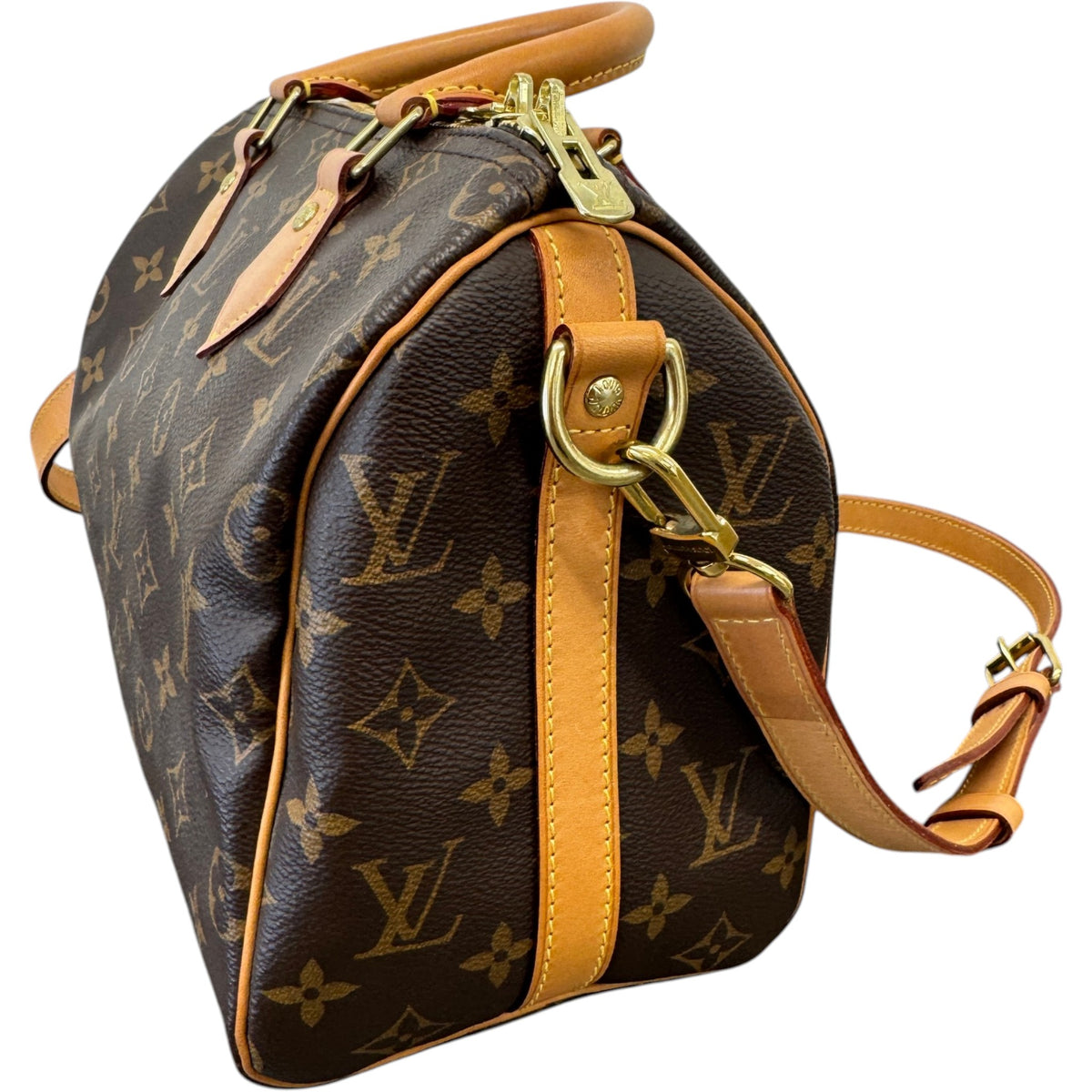 Women's Monogram Speedy Bandoulière 25 Handbag Brown - Photo 7