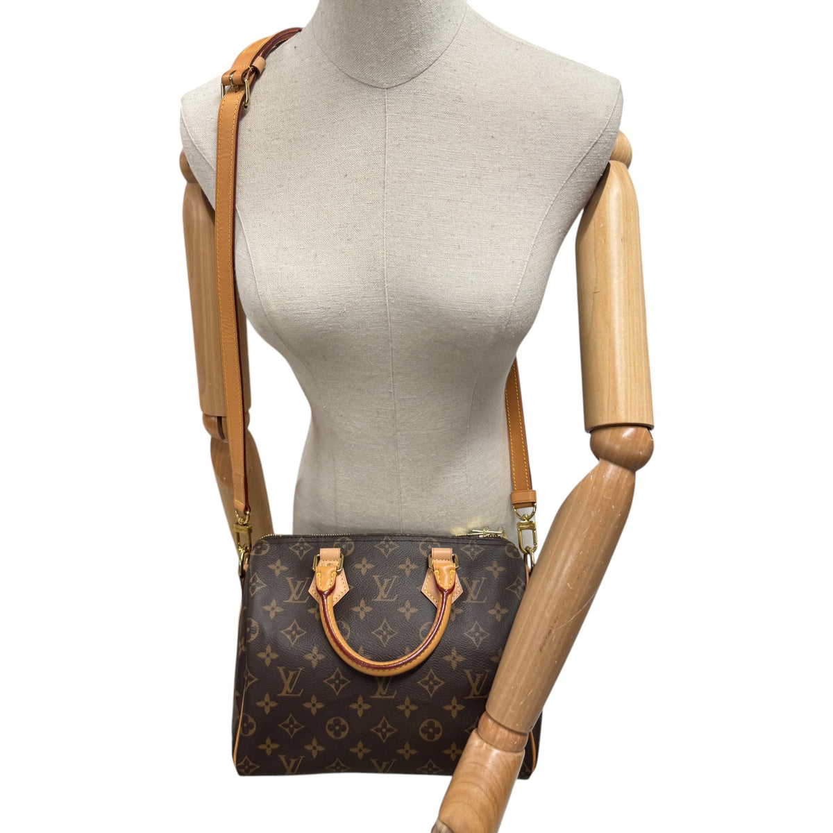 Women's Monogram Speedy Bandoulière 25 Handbag Brown - Photo 2