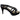 Women's Flower Monogram Heels Black Size EU 37.5 / UK 4.5