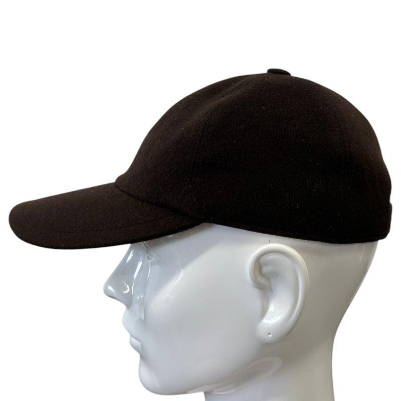 Men's Cashmere Storm System Cap Brown Size S