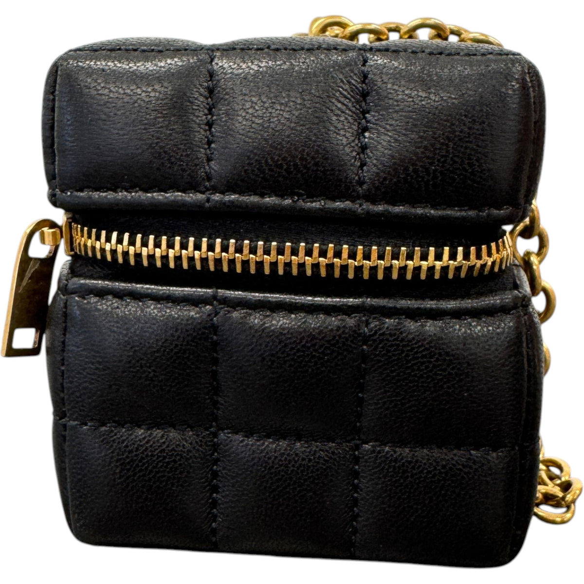 Women's Mini Cube Cassandre Matelasse Bracelet Black - Photo 4
