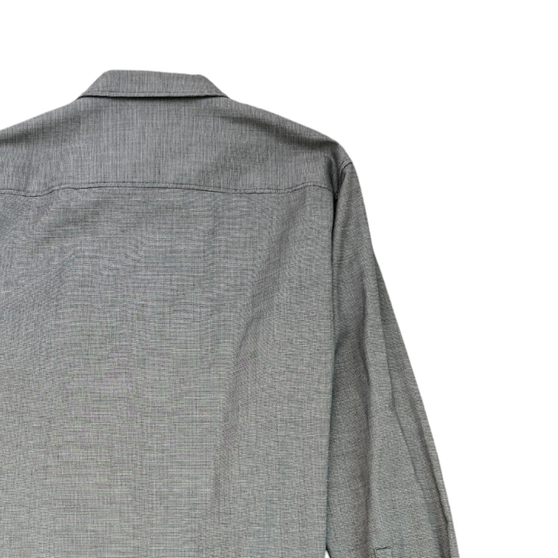 Dior Men's Homme Patterned Long Sleeve Shirt Grey Size S