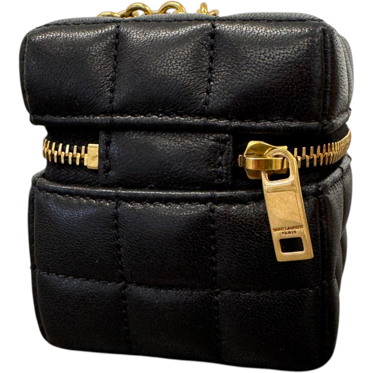 Women's Mini Cube Cassandre Matelasse Bracelet Black - Photo 5